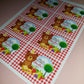 8 x Teddy Bear Picnic Stickers | Amelia's Party | SALE ITEM