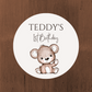 Brown Bear Neutral Confetti | Brown Teddy Bear Confetti | Circle Confetti