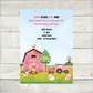 Farm Animal Invitations | A6 Invites | Farm Animal Theme Invitations | Party Invitations