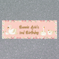 Swan Banner | Personalised Swan Birthday Party Banner | Swan Birthday Party Theme