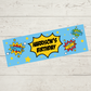 Superhero Banner | Personalised Superhero Birthday Party Banner | Superhero Birthday Party Theme