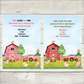 Farm Animal Invitations | A6 Invites | Farm Animal Theme Invitations | Party Invitations