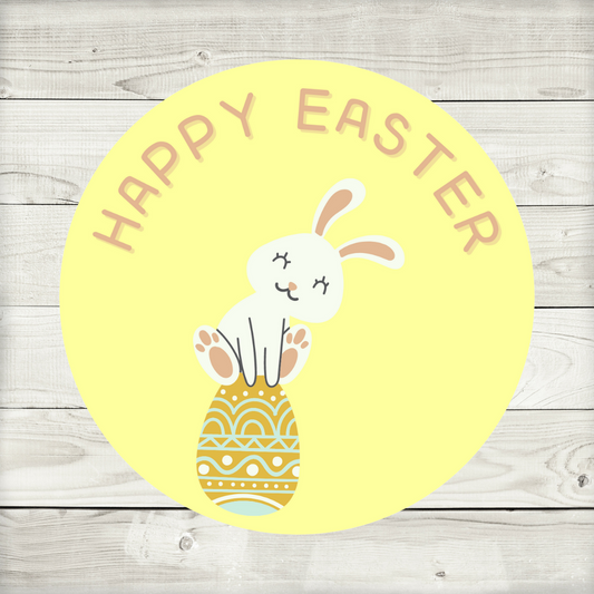 Happy Easter Stickers | Various Sizes | Easter Party Stickers | Design 3