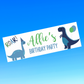 Dinosaur Banner | Personalised Dinosaur Birthday Party Banner | Dinosaur Birthday Party Theme