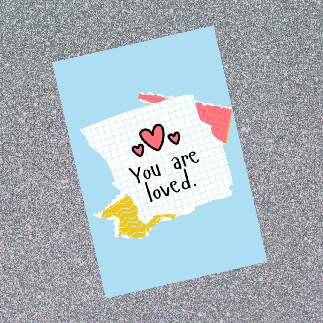 Keyring Gift | You Are Loved | Positive Quote Keyring | Positive Reminder Gift