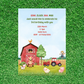 Farm Animal Invitations | A6 Invites | Farm Animal Theme Invitations | Party Invitations