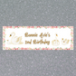 Swan Banner | Personalised Swan Birthday Party Banner | Swan Birthday Party Theme
