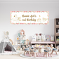 Swan Banner | Personalised Swan Birthday Party Banner | Swan Birthday Party Theme