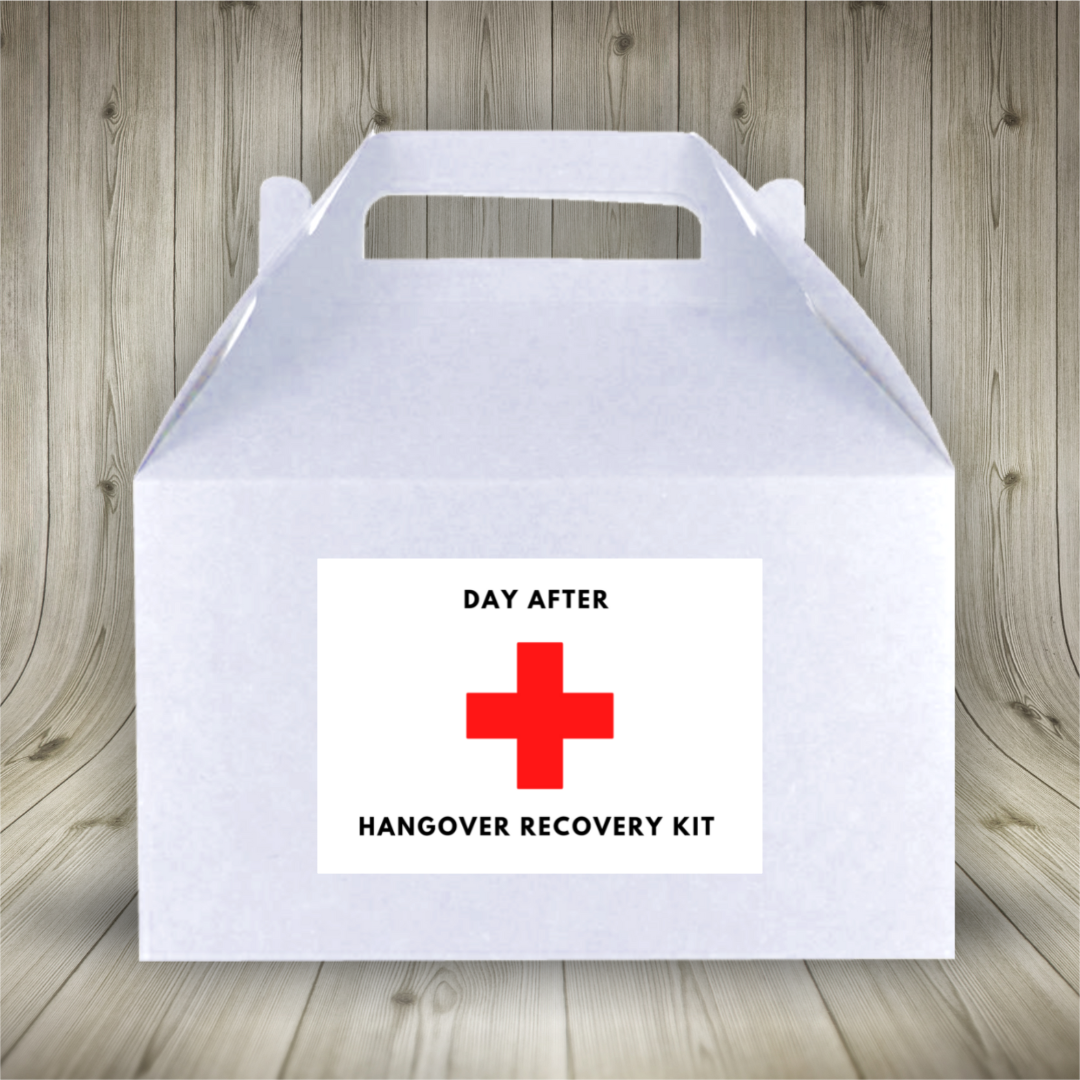 Rectangle Stickers | Hen Party Stickers | Hangover Recovery Kit Stickers | Design 3