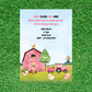 Farm Animal Invitations | A6 Invites | Farm Animal Theme Invitations | Party Invitations