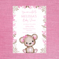 Pink Or White Teddy Bear Baby Shower, Birthday Invitations | A6 Invites | Teddy Bear Theme Invitations | Party Invitations
