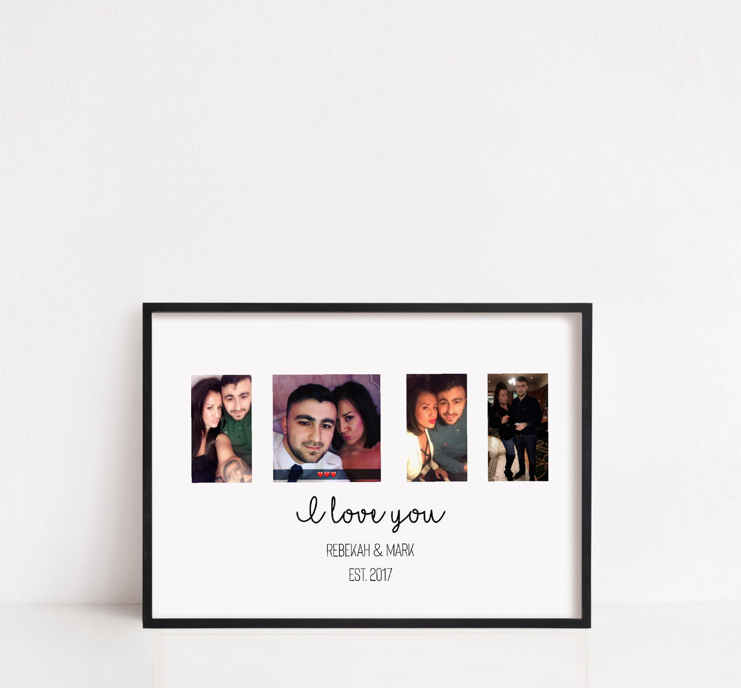 Couples Print | Personalised Photo Print | I Love You Print | Anniversary Print | Wedding Print | Valentines Day Print