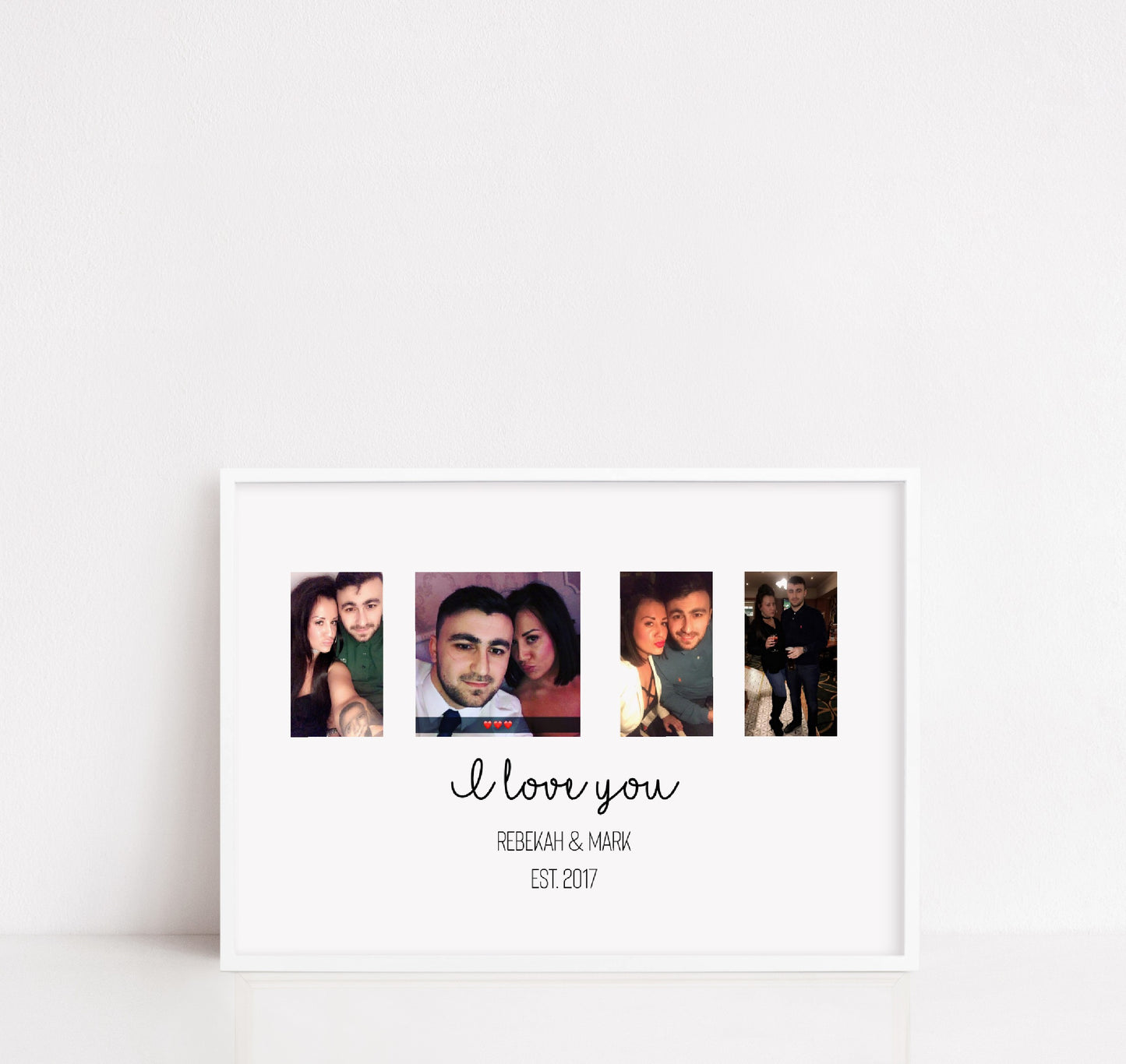 Couples Print | Personalised Photo Print | I Love You Print | Anniversary Print | Wedding Print | Valentines Day Print