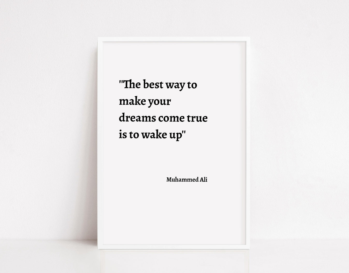Quote Print | Muhammed Ali Quote | Inspirational Print | Positive Print | Motivational Print - Dinky Designs