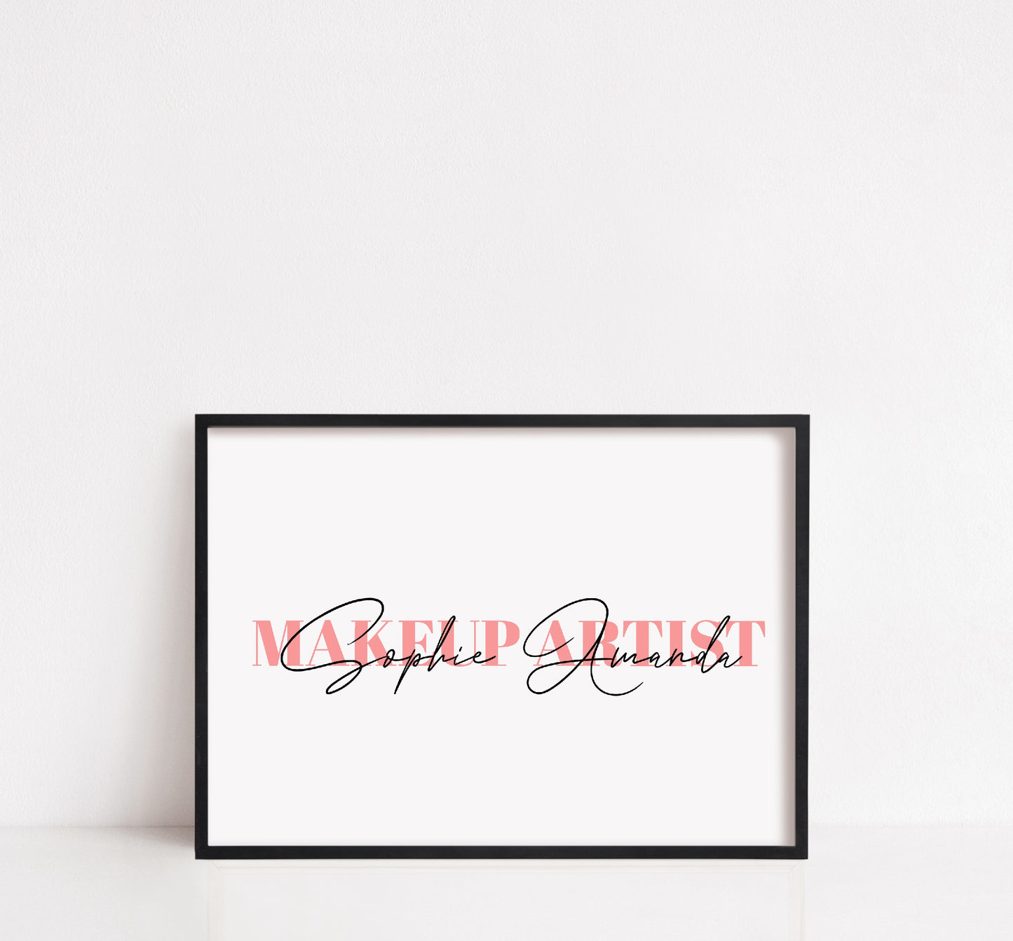 Personalised Salon Print | Job Role | Makeup Artist | Nail Technician | Hairdresser - Dinky Designs