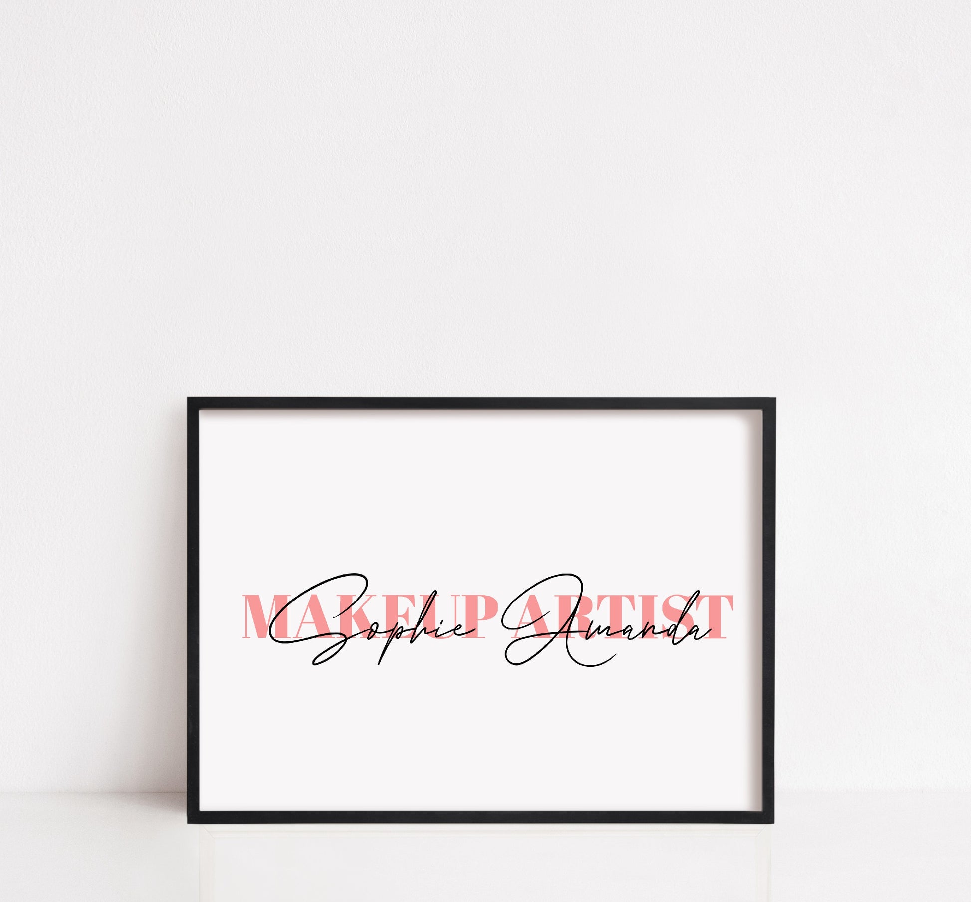 Personalised Salon Print | Job Role | Makeup Artist | Nail Technician | Hairdresser - Dinky Designs