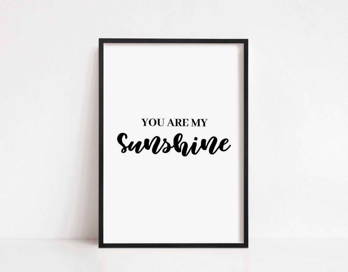 Quote Print | You Are My Sunshine | Nursery Print