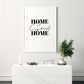 Home Print | Home Sweet Home | House Prints | Wall Art | Quote Print - Dinky Designs