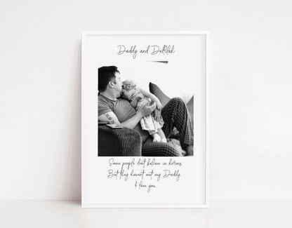 Fathers Day Print | Personalised Daddy Hero | Daddy Gift | Daddy Gift - Dinky Designs