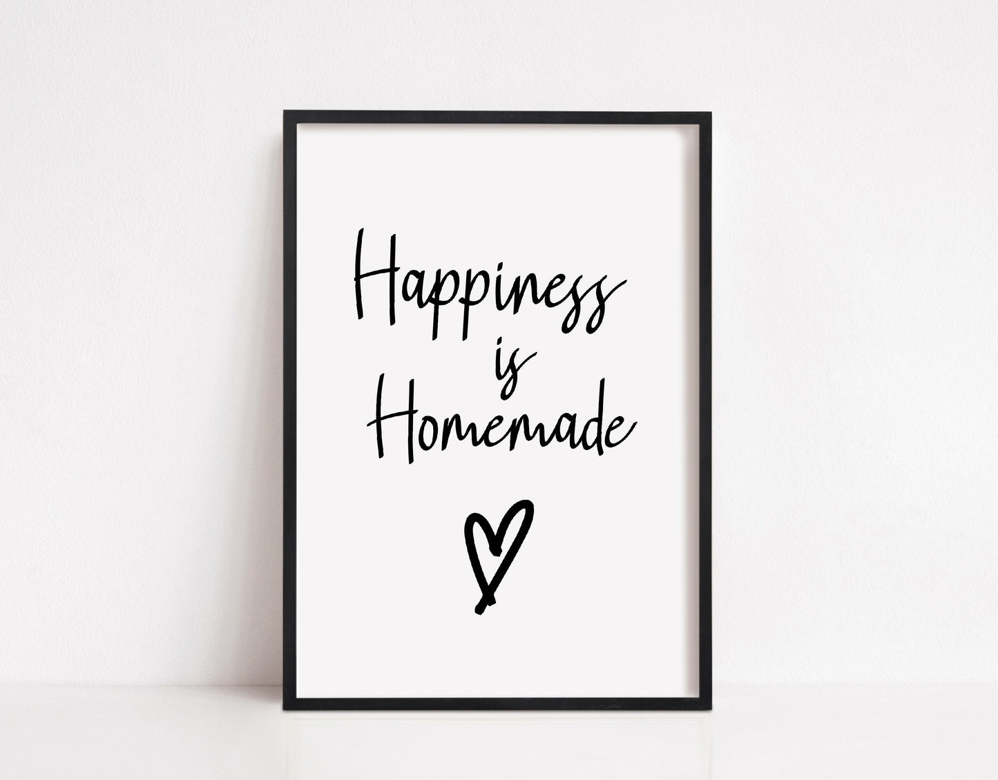Kitchen Print | Happiness Is Homemade | Quote Print - Dinky Designs