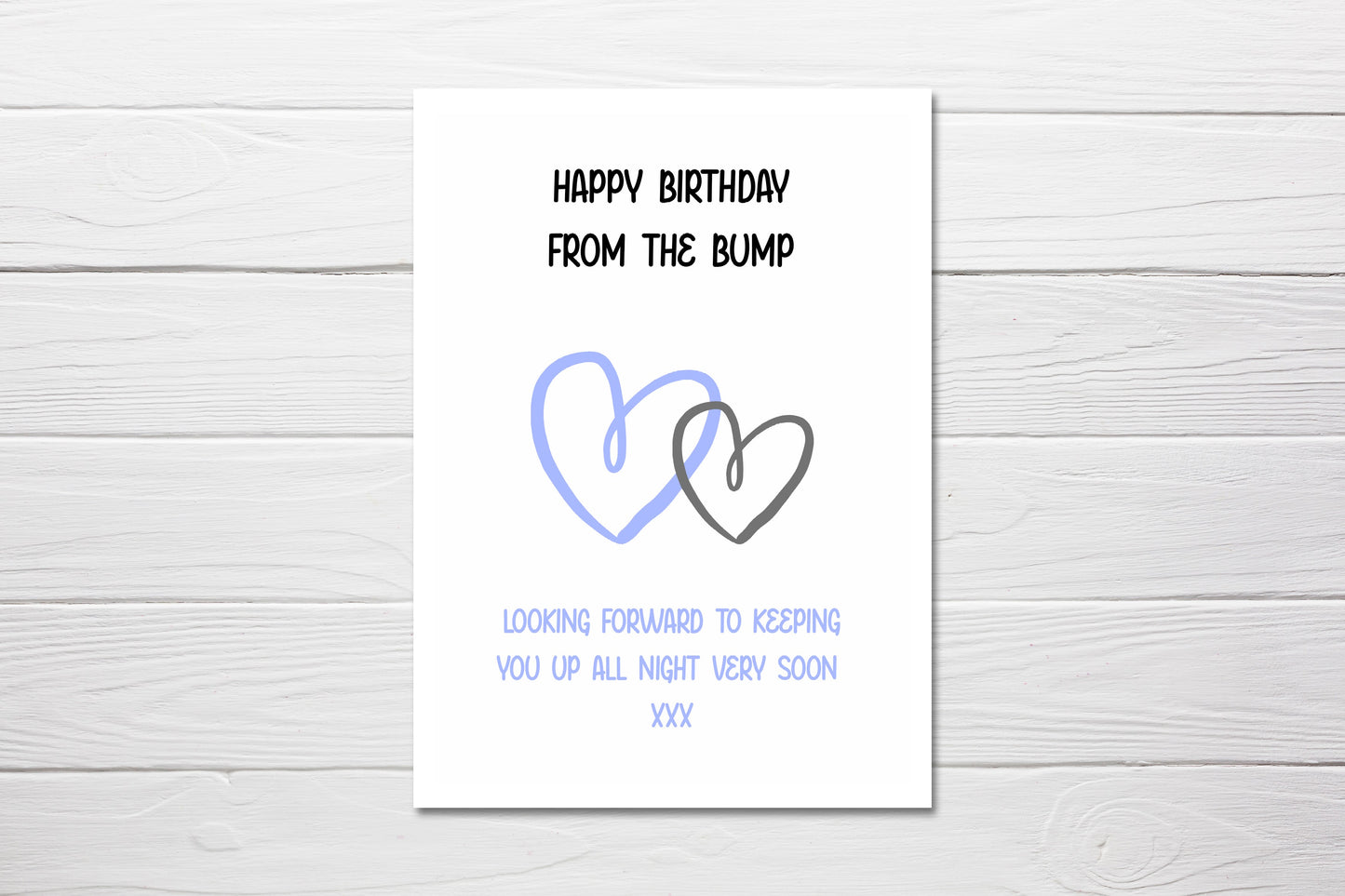 Birthday Card | From The Bump | Mummy To Be | Daddy To Be