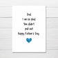 Fathers Day Card | Dad Pull Out | Funny Card - Dinky Designs