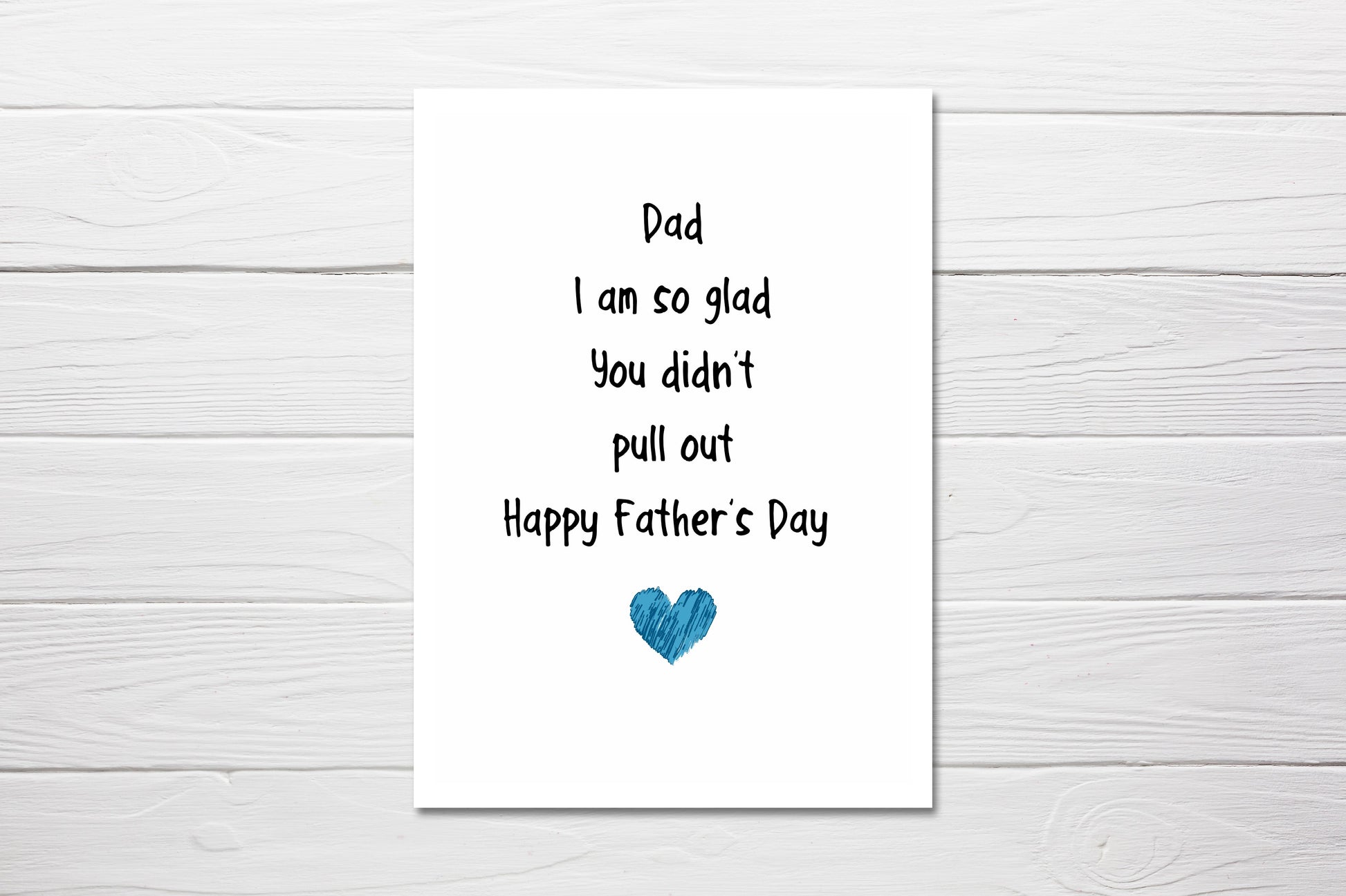 Fathers Day Card | Dad Pull Out | Funny Card - Dinky Designs
