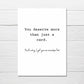 Birthday Card | Deserve More Than Just A Card, Got You An Envelope Too | Funny Card - Dinky Designs