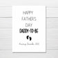 Fathers Day Card | Daddy To Be - Dinky Designs