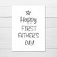 Fathers Day Card | First Fathers Day | New Daddy - Dinky Designs