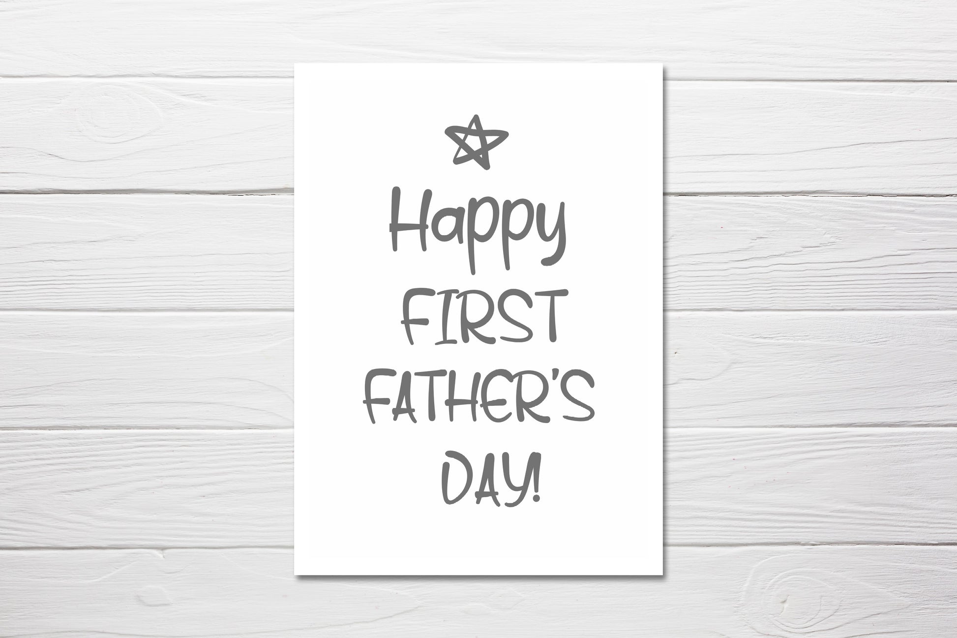 Fathers Day Card | First Fathers Day | New Daddy - Dinky Designs