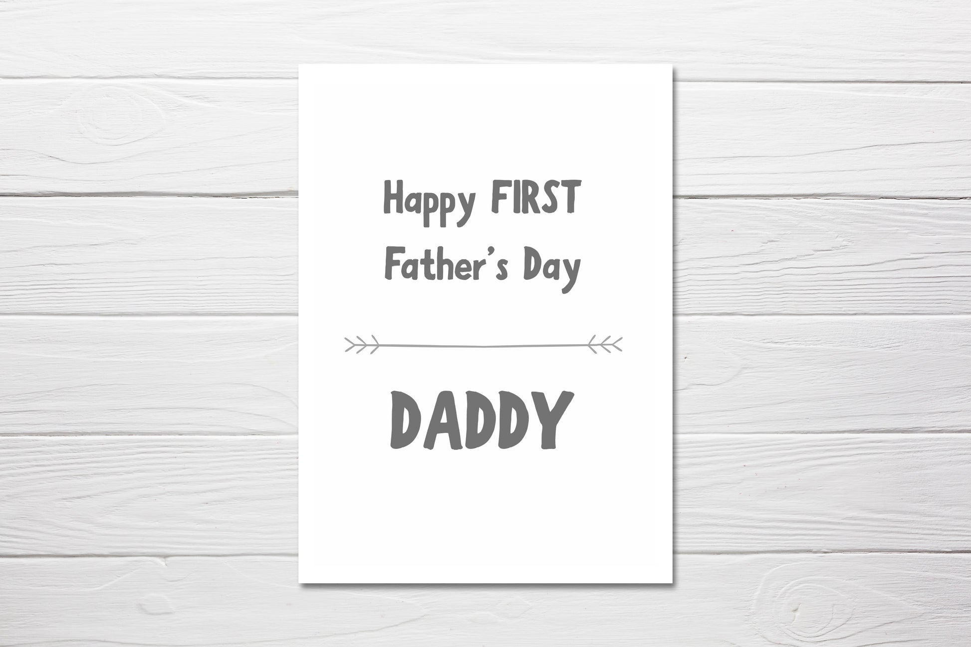 Fathers Day Card | First Fathers Day | Cute Card - Dinky Designs