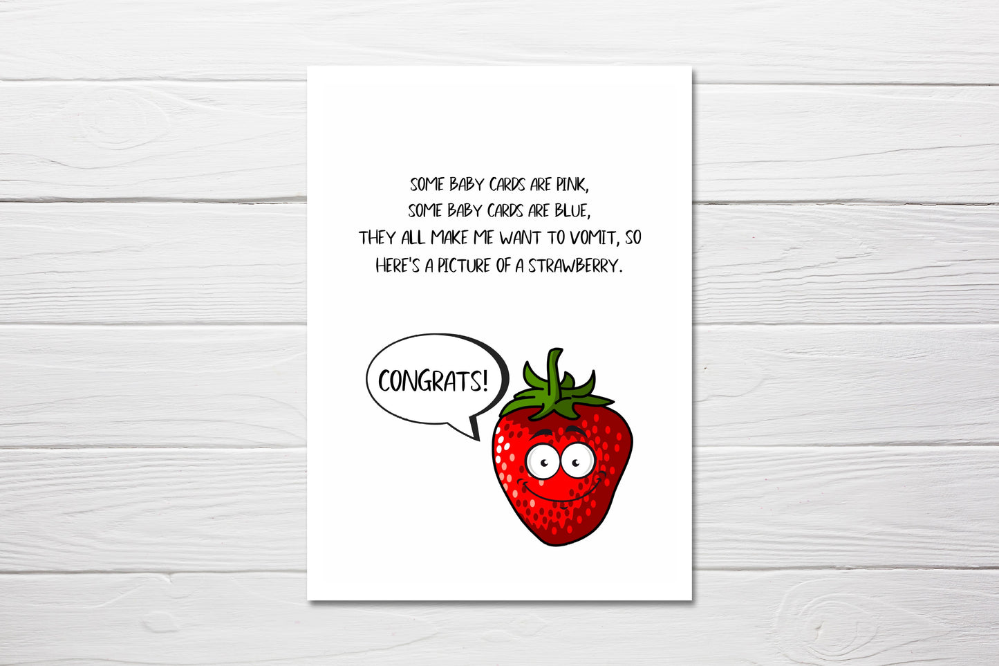 New Baby Card | Some Baby Cards *Funny Fruit* | Joke Card | Funny Card | Baby Shower Card