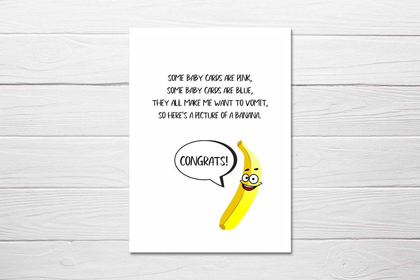 New Baby Card | Some Baby Cards *Funny Fruit* | Joke Card | Funny Card | Baby Shower Card