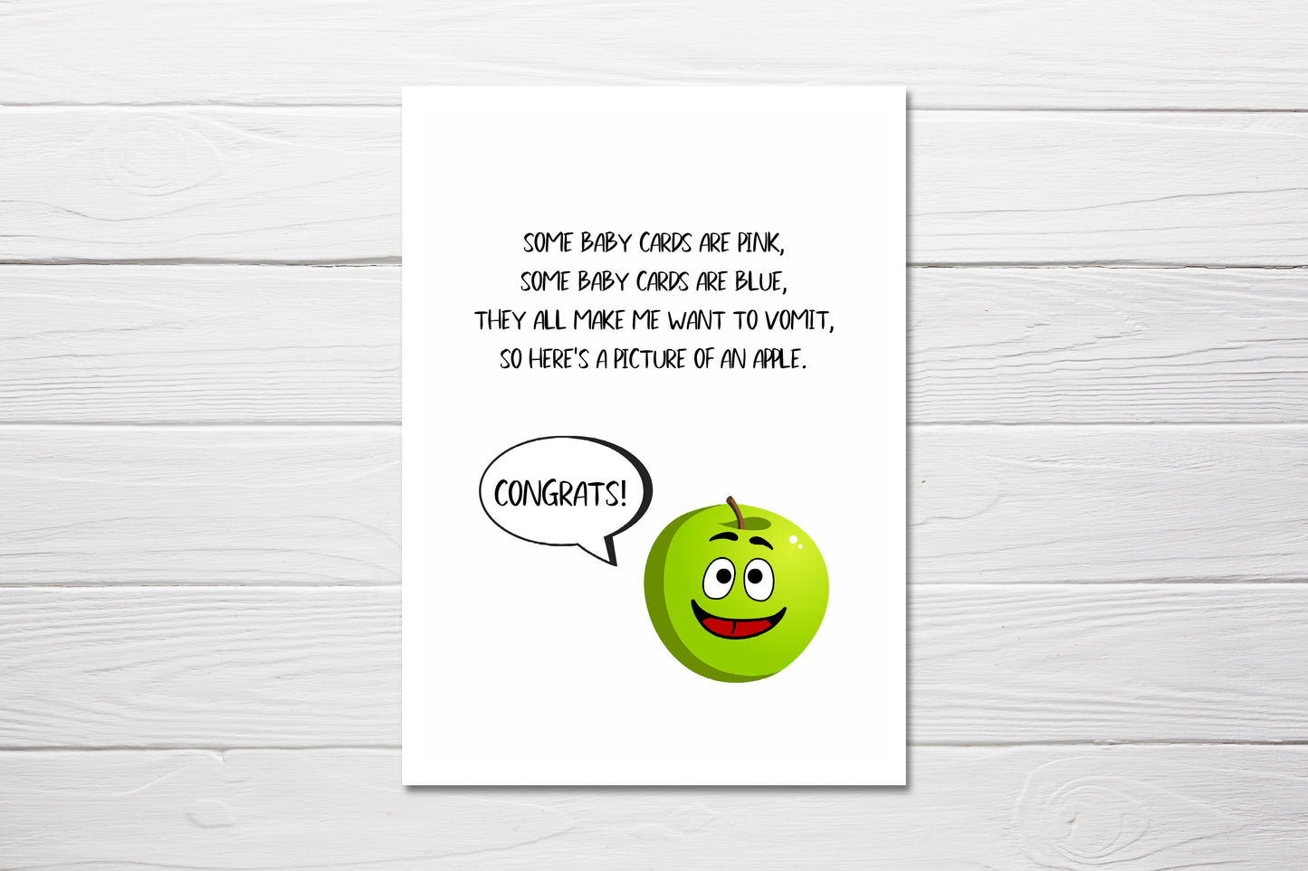 New Baby Card | Some Baby Cards *Funny Fruit* | Joke Card | Funny Card | Baby Shower Card