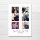 Fathers Day Card | Personalised Image Column Photo Card - Dinky Designs