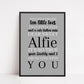 Nursery Print | Ten Little Fingers | Personalised Baby Print - Dinky Designs