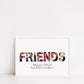 Friendship Print | Personalised Friend Image Design | Friend Gift - Dinky Designs