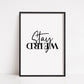 Quote Print | Stay Weird | Funny Print - Dinky Designs