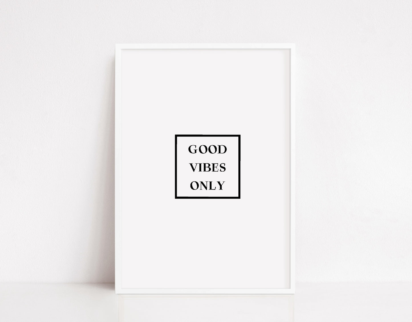 Quote Print | Good Vibes Only | Motivational Print | Positive Print - Dinky Designs