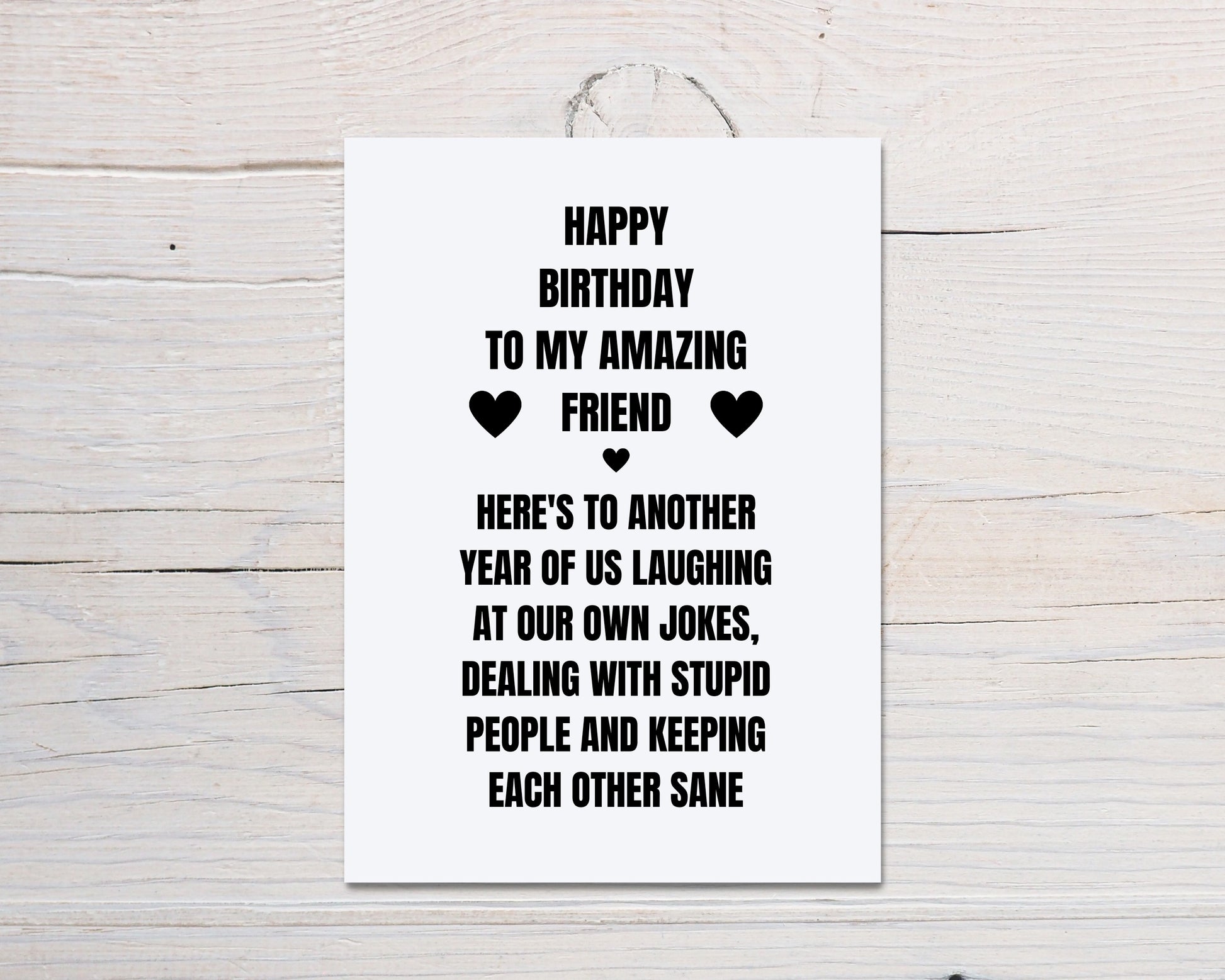 Birthday Card | Happy Birthday To My Amazing Friend | Friend Card | Friendship Card - Dinky Designs