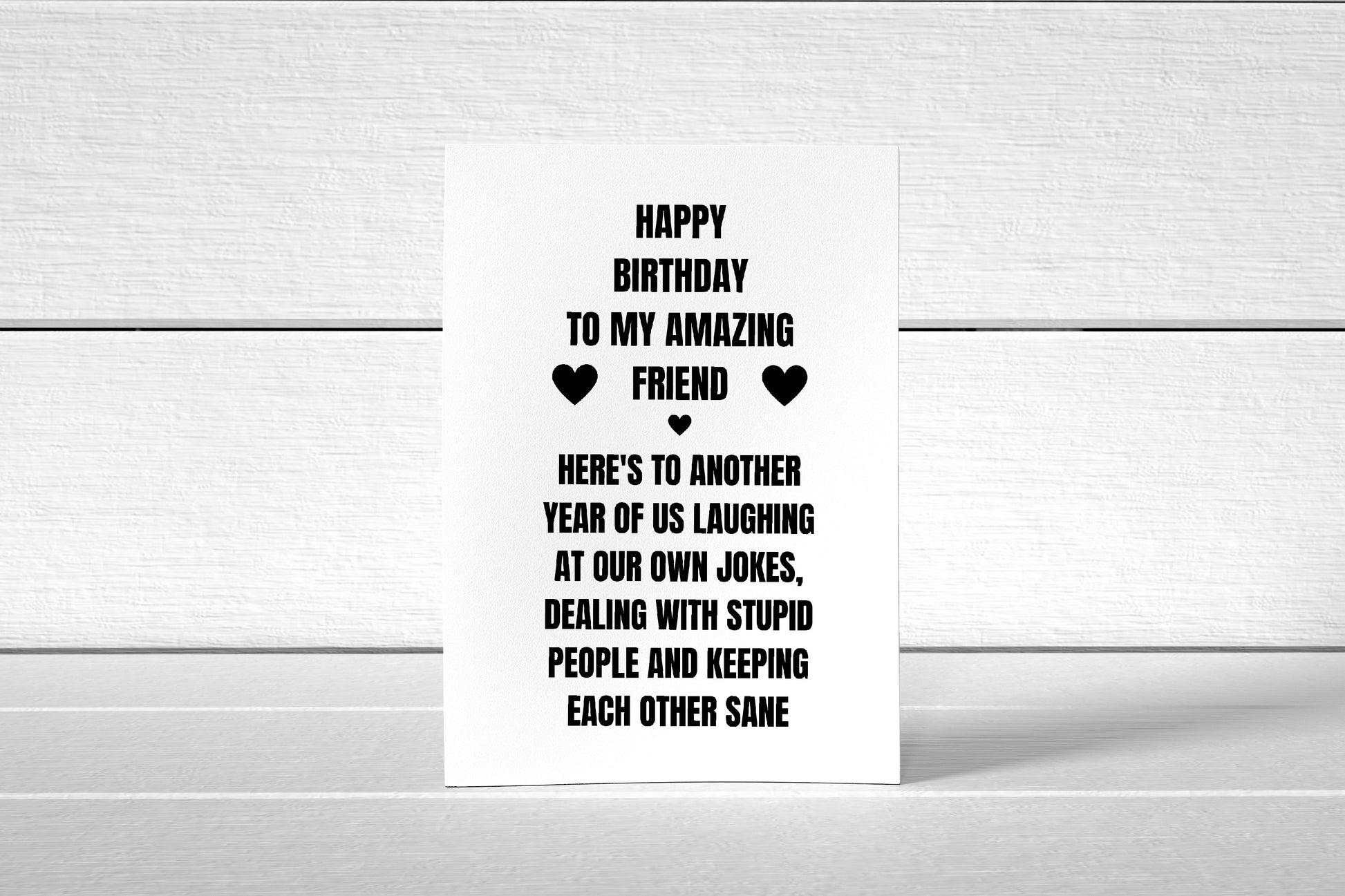 Birthday Card | Happy Birthday To My Amazing Friend | Friend Card | Friendship Card - Dinky Designs