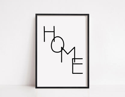 Quote Print | Home Print | Wall Décor | Wall Art - Dinky Designs