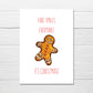 Christmas Card | Fake Smiles Everyone, It's Christmas! | Funny Card