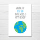 Birthday Card | Best Dad In The World | Dad Birthday Card