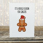 Christmas Card | It's A Rough Season For Gingers | Funny Card | Joke Card
