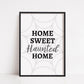 Halloween Print | Home Sweet Haunted Home | Halloween Décor - Dinky Designs
