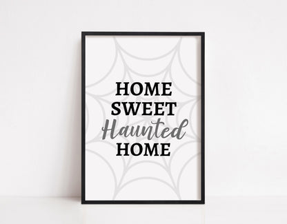Halloween Print | Home Sweet Haunted Home | Halloween Décor
