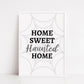 Halloween Print | Home Sweet Haunted Home | Halloween Décor - Dinky Designs