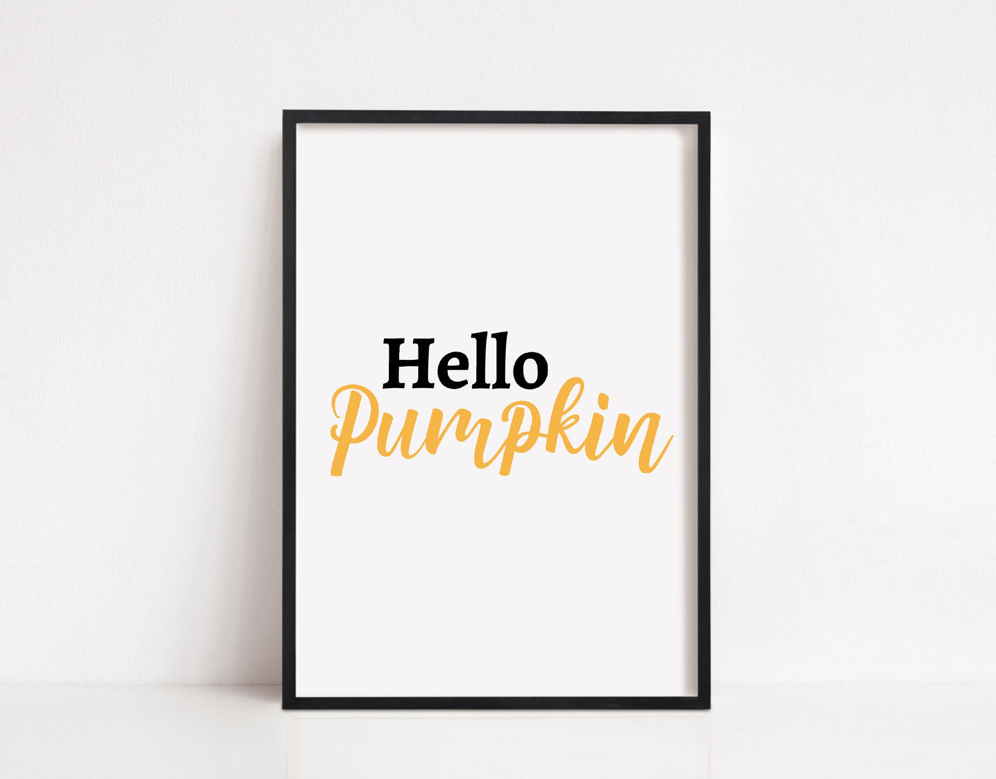 Halloween Print | Hello Pumpkin | Halloween Décor
